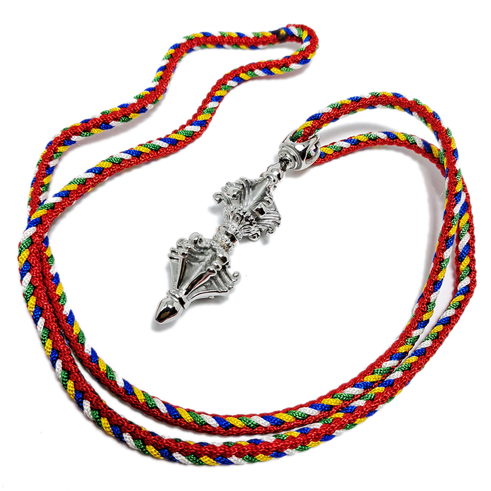 七鈷杵{轉運}五色線項鍊【十方】130236