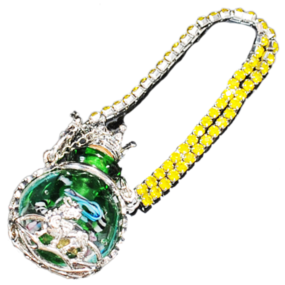 貔貅{綠}香水瓶法寶掛飾【十方】131648