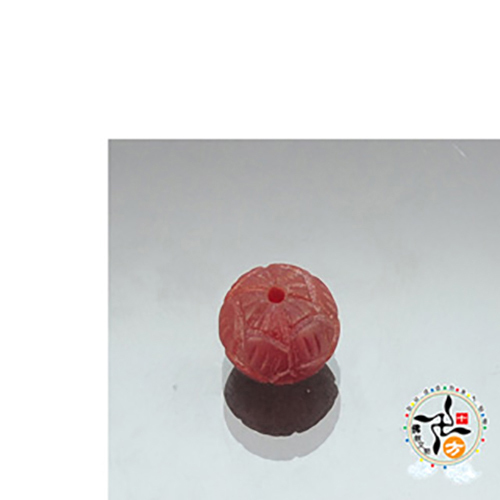 蓮花 紅玉髓 精雕8mm【十方】135549