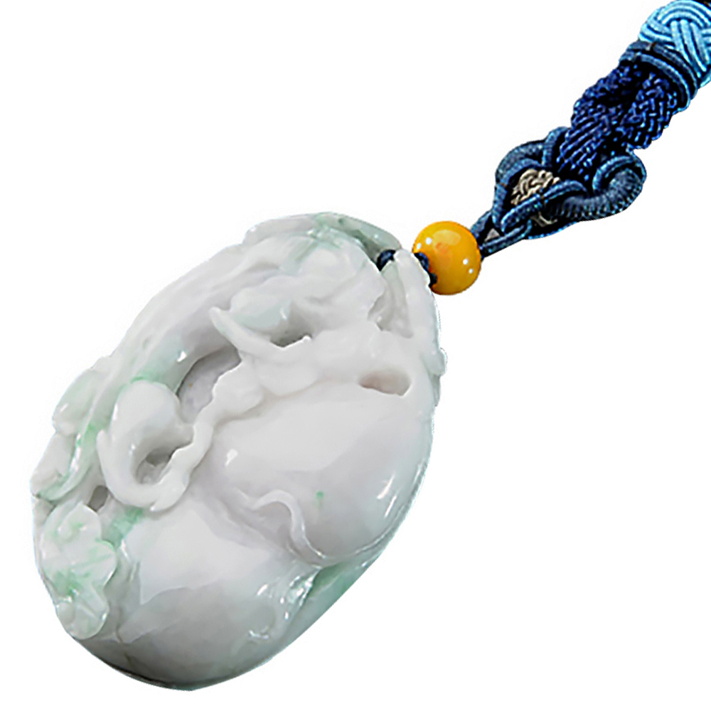 螭龍{白底青}開運旺財掛飾【十方】134887