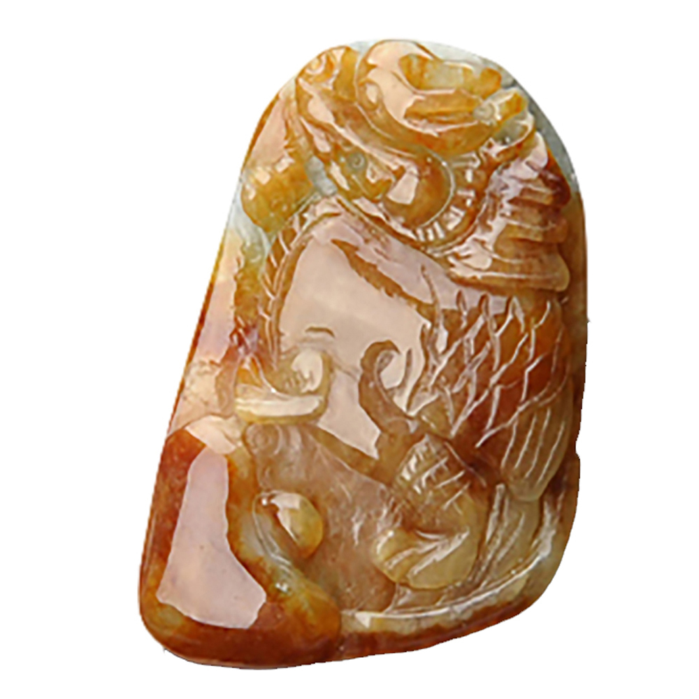 富貴麒麟{紅翡雙彩}中國結項鍊【十方】135601