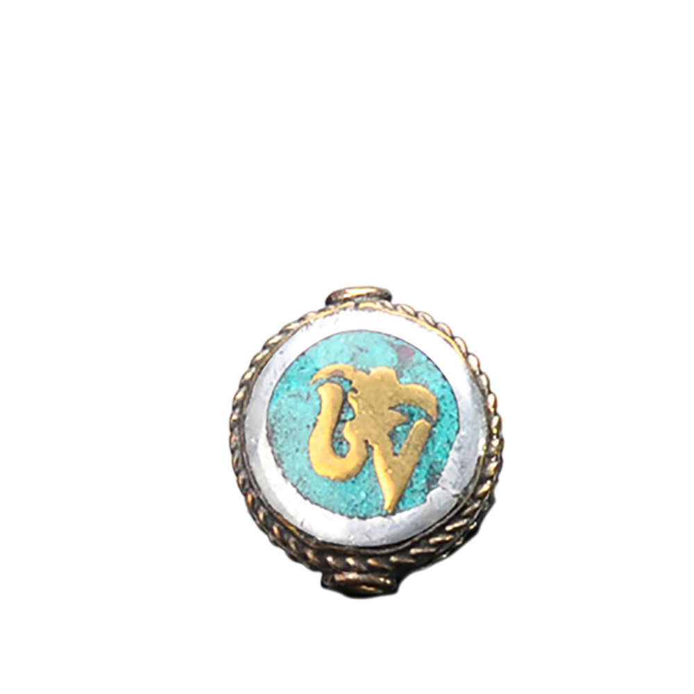 {嗡}藏式手工銅珠(銅)1.8*0.9 公分【十方】135897