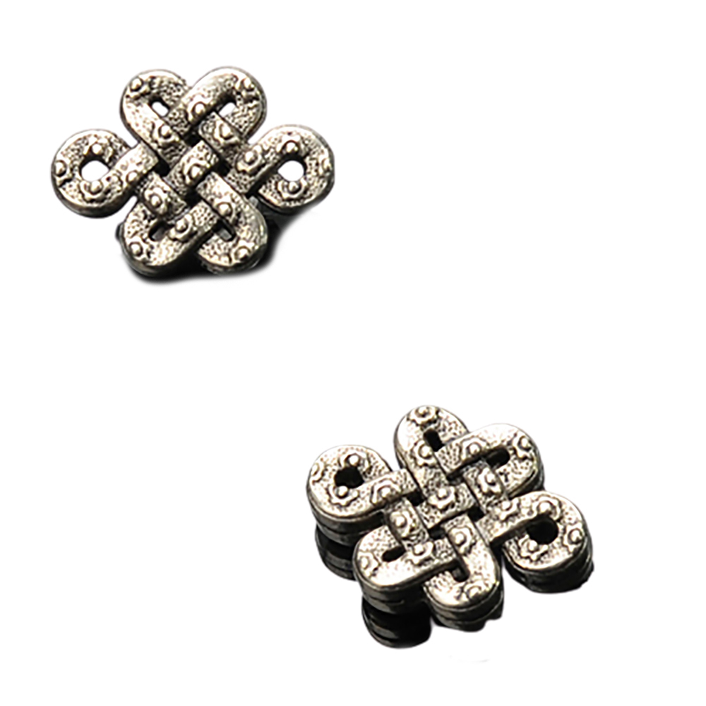 吉祥結{白銅} 1.4*1.9*0.6公分【十方】135890