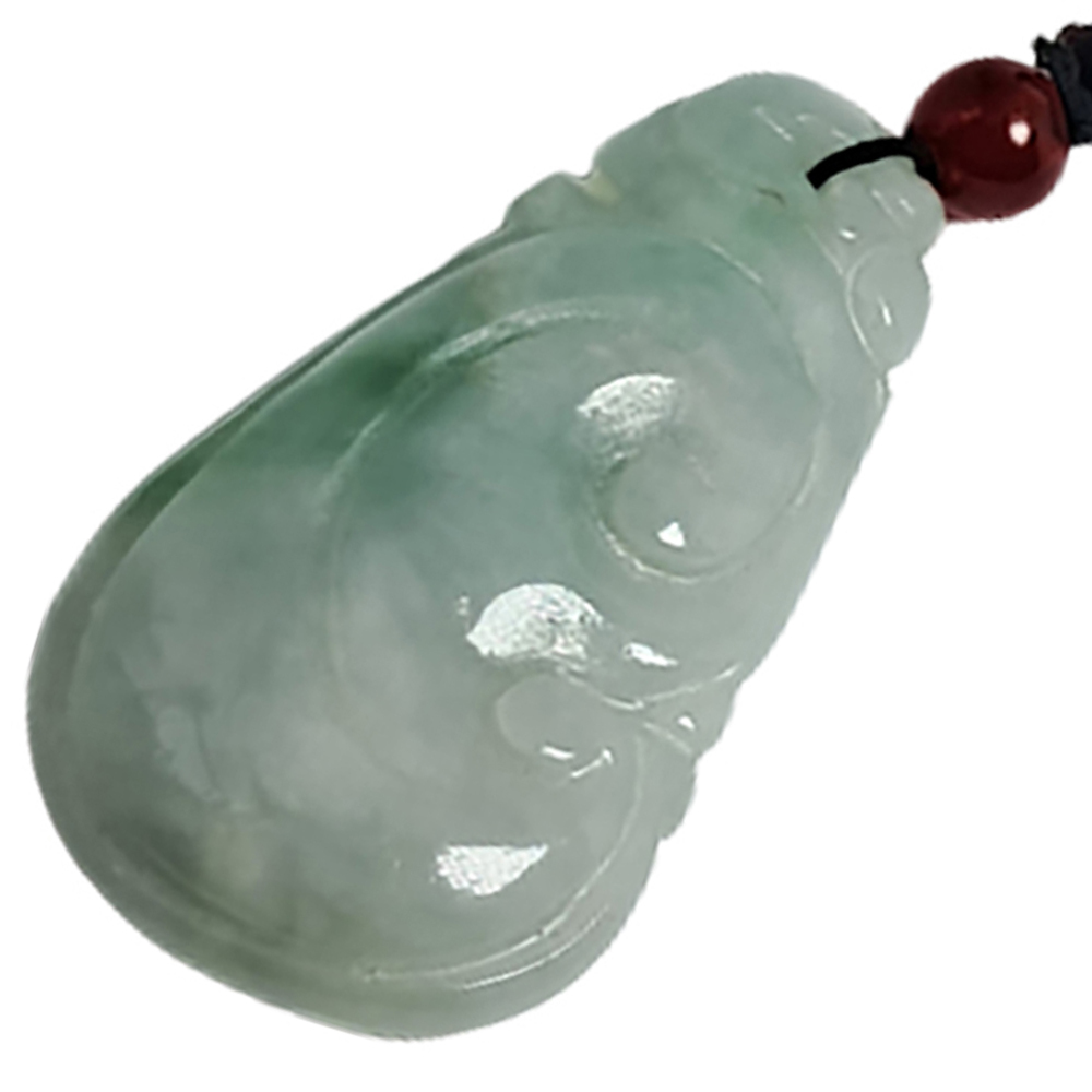 如意{緬甸糯種帶綠翡翠}【十方】135621