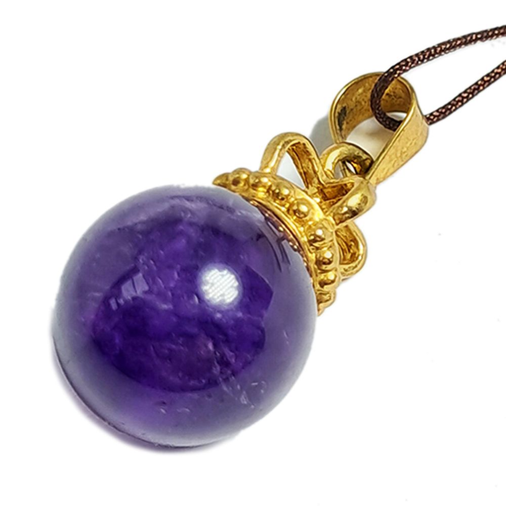 紫晶球 王冠墜飾【十方】136983
