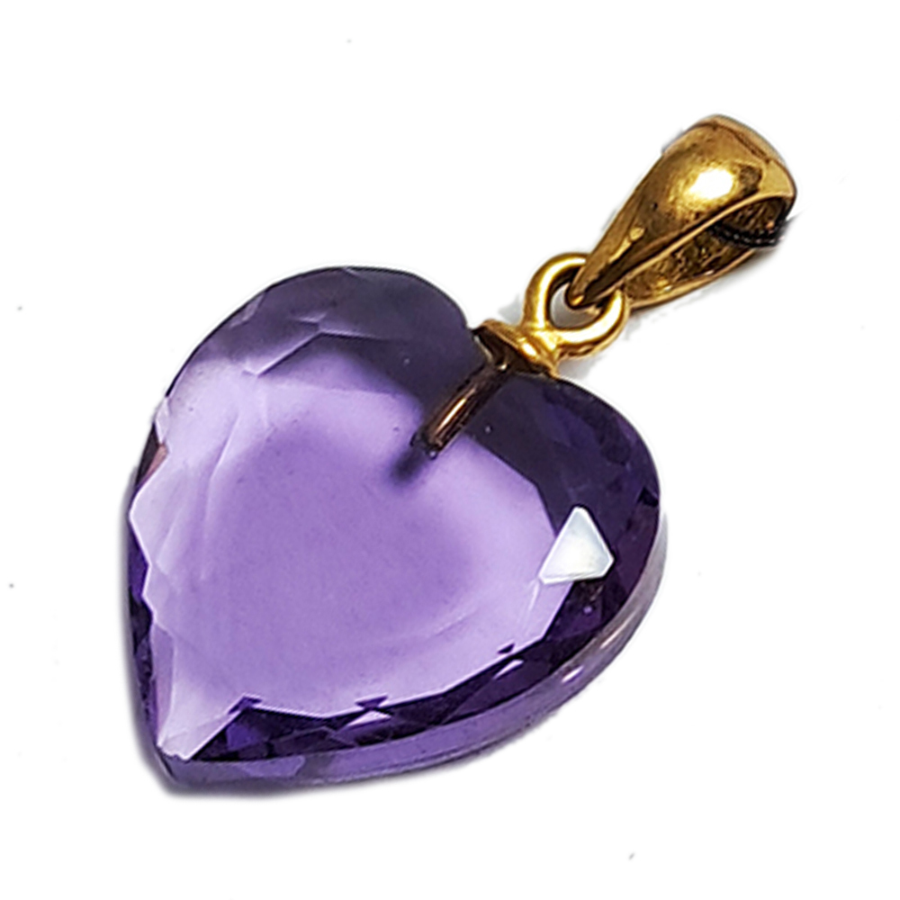 紫晶 心型墜飾【十方】136987