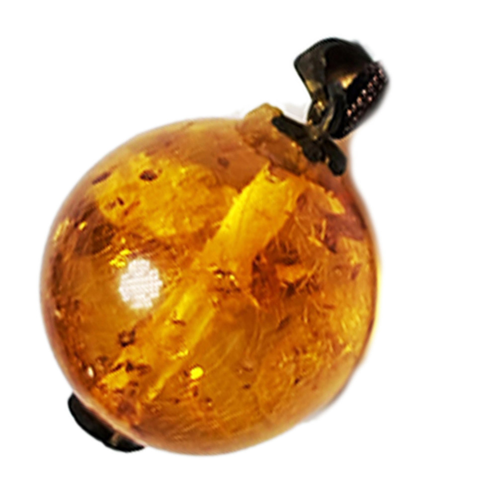 金絲琥珀墜飾【十方】136982
