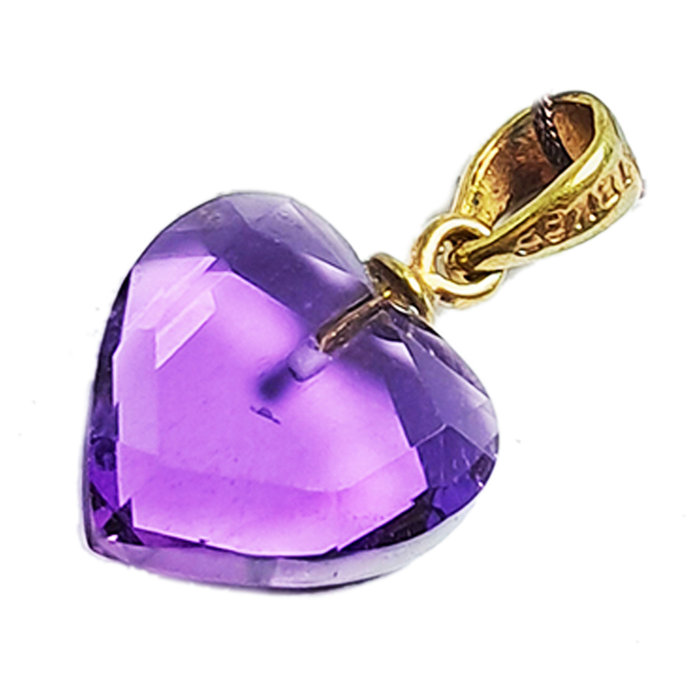 紫晶 心型墜飾【十方】136989