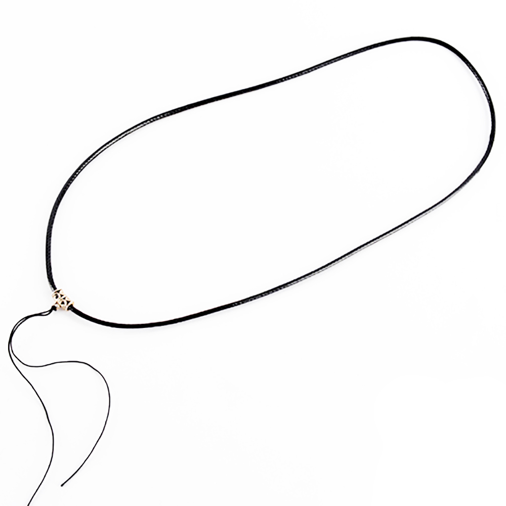 黑繩套頭項鍊 60 *0.3公分【十方】139562