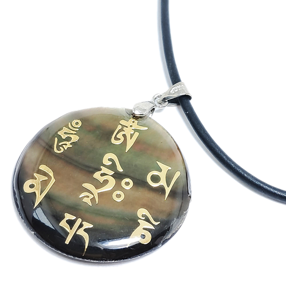 六字真言{硨磲} 項鍊【十方】139776