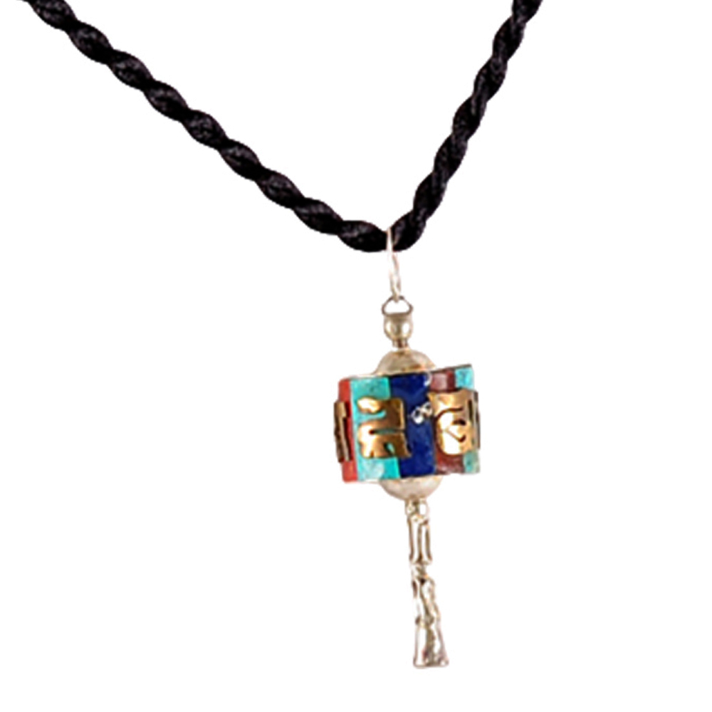 轉經輪{銀}項鍊【十方】140124