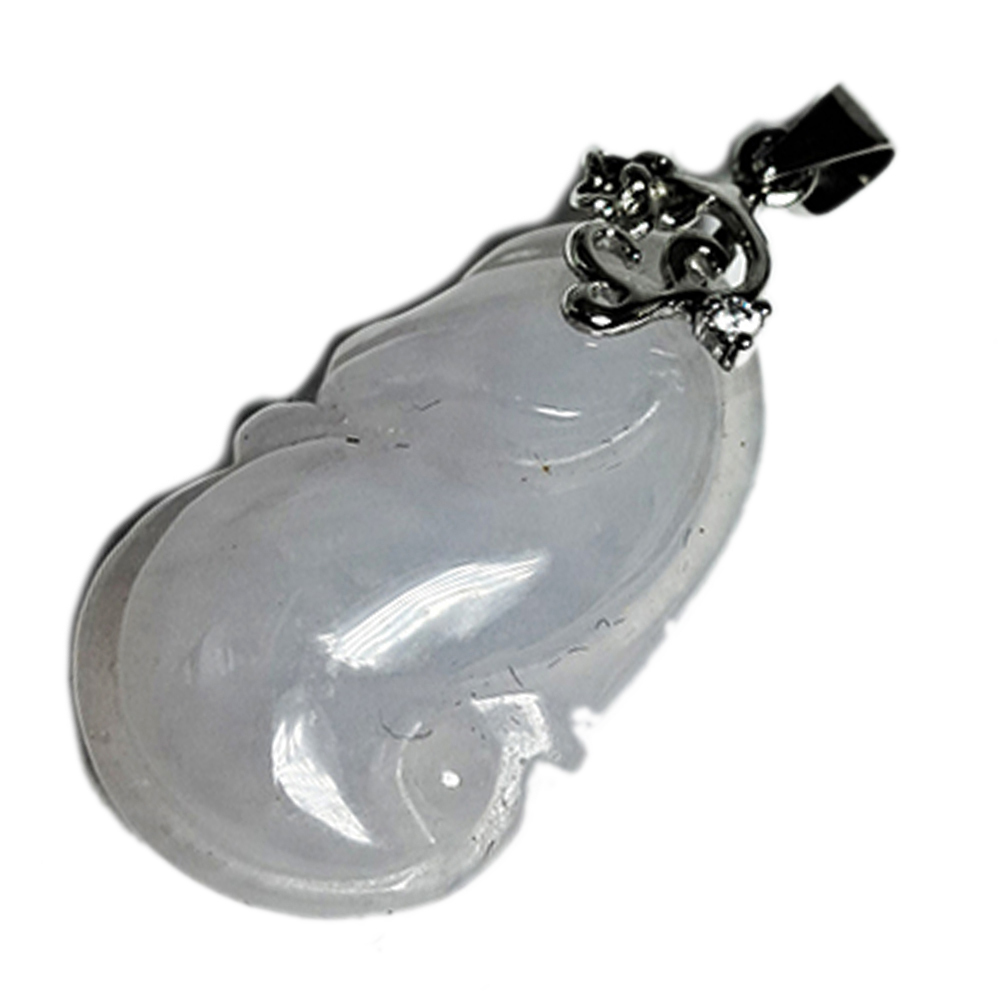 玉葫蘆(鑲銀)墜飾【十方】140696