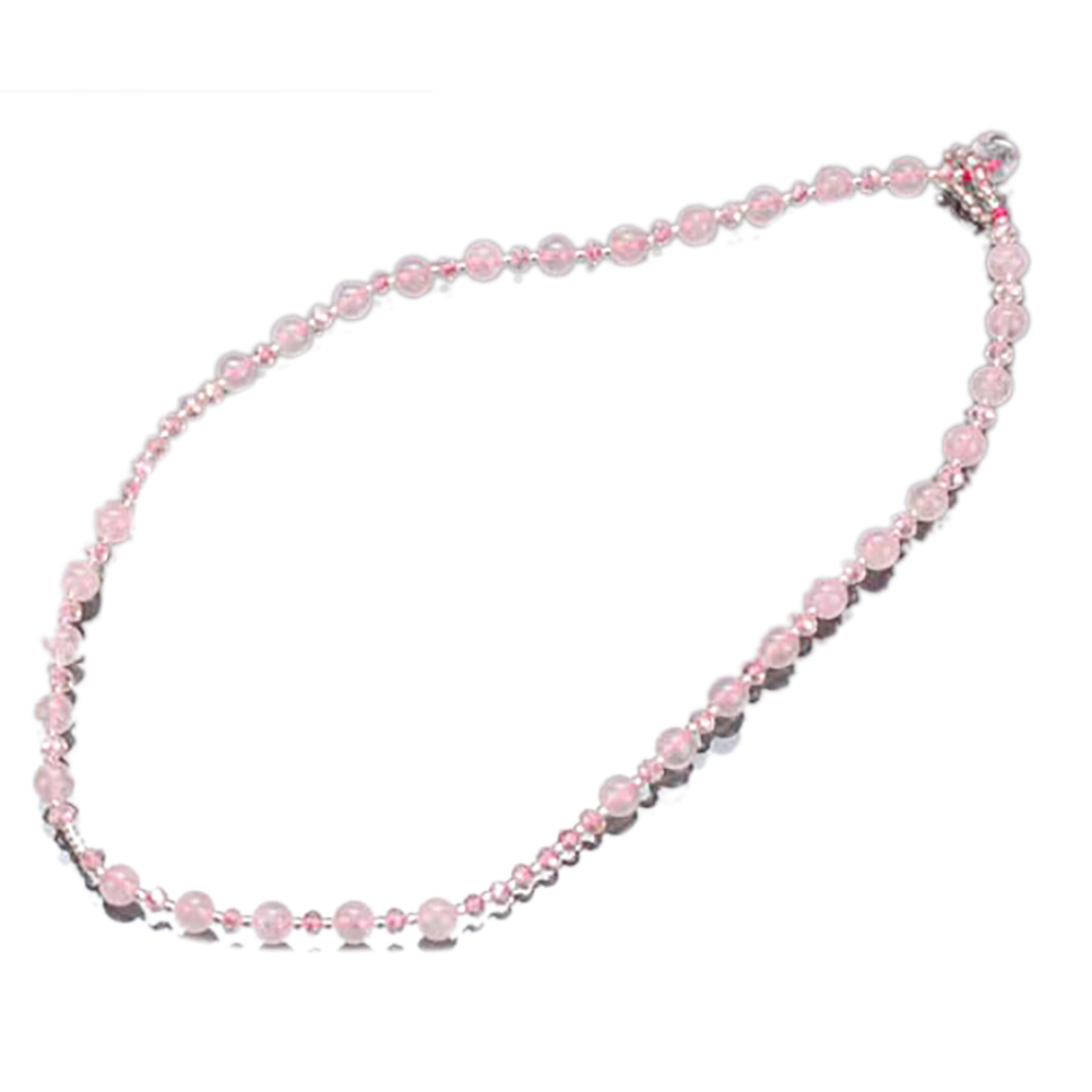 星光粉晶項鍊6mm【十方】141031