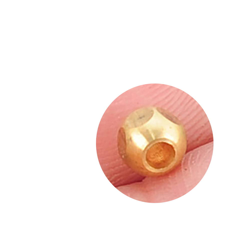 多角銅珠(銅) 0.5公分【十方】141414