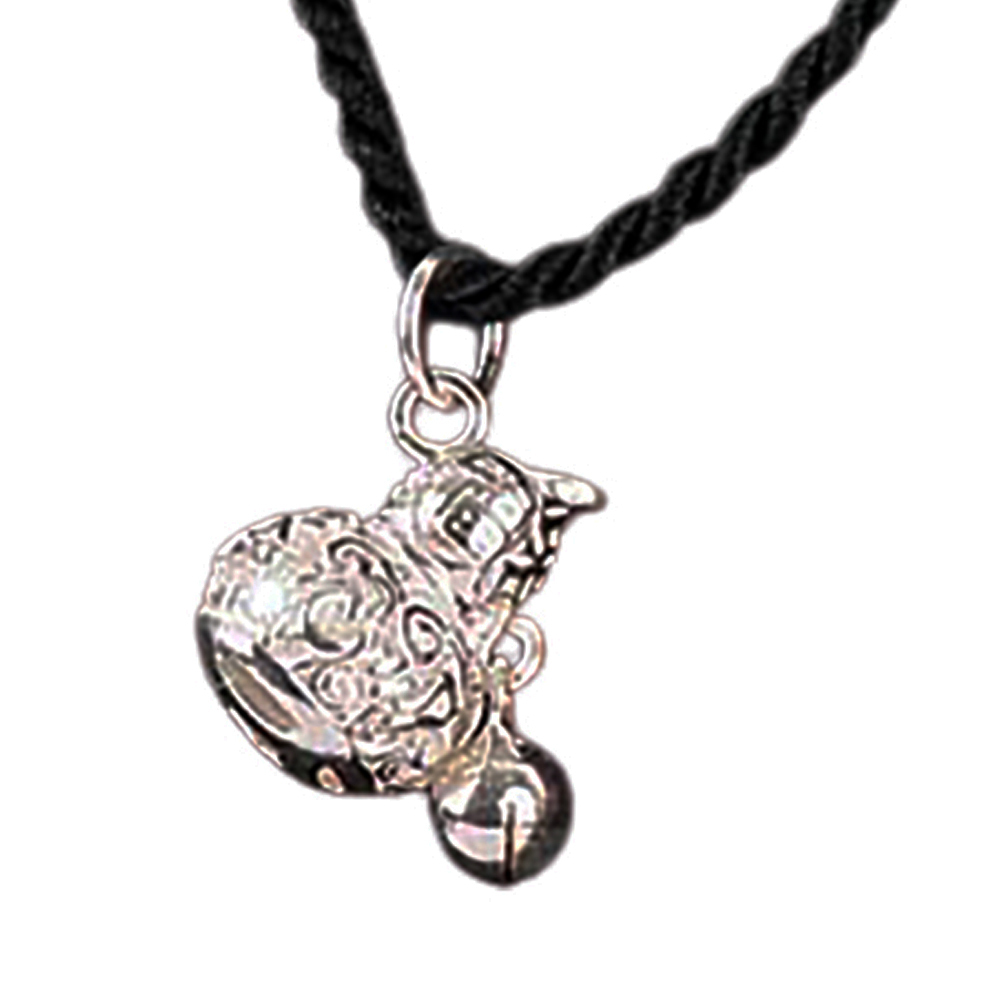 除厄納福葫蘆925銀+黑繩項鍊【十方】141127