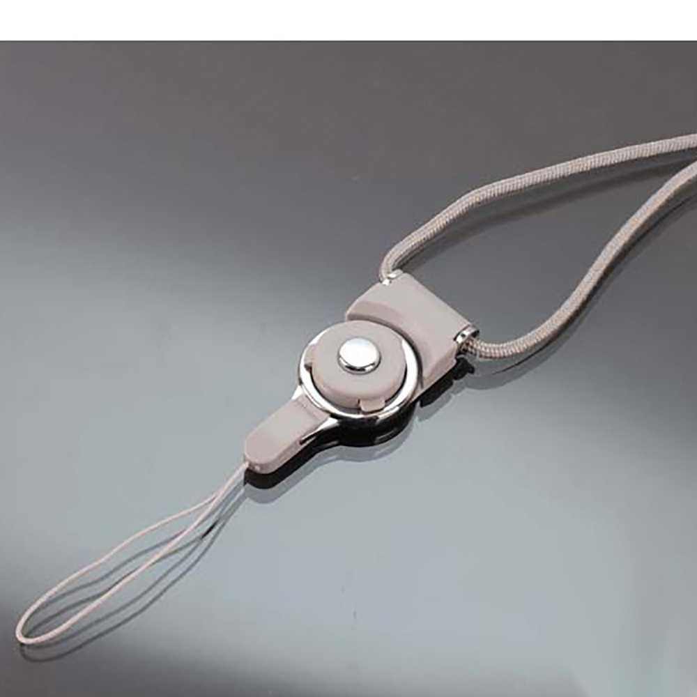 扣環灰繩項鍊【十方】141227