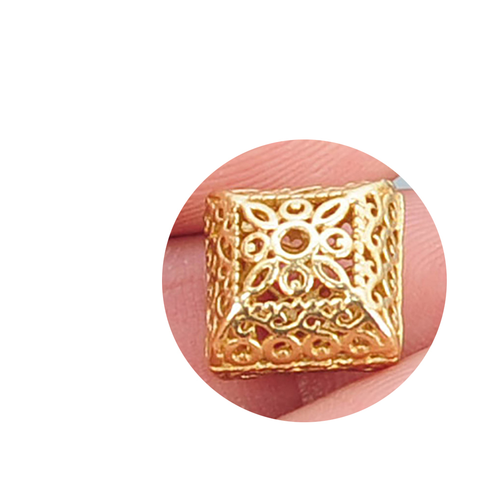 簍空銅絲方型(銅) 0.9*1.1公分【十方】141413