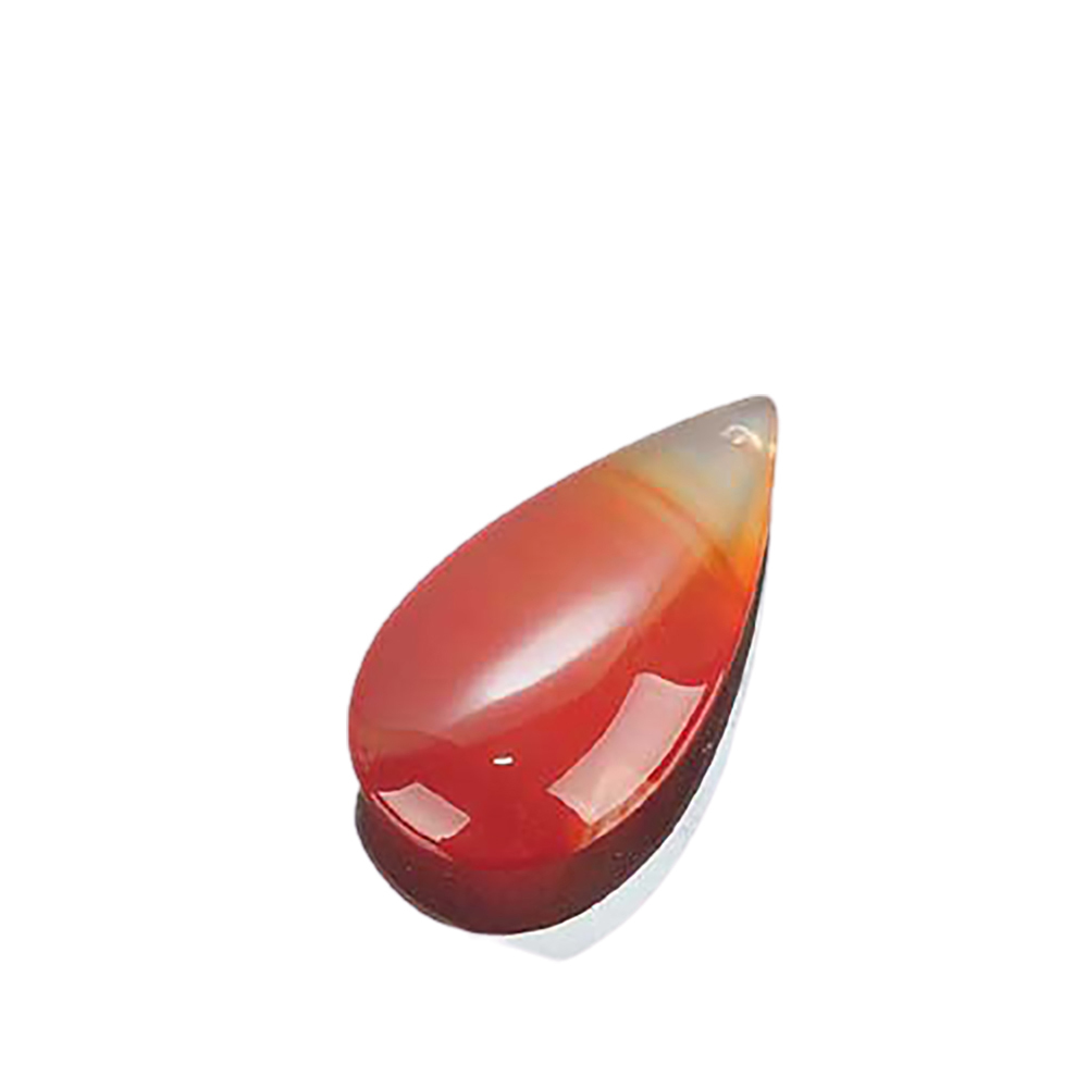 紅玉髓水滴墜3.7*1.9*0.8公分【十方】141620