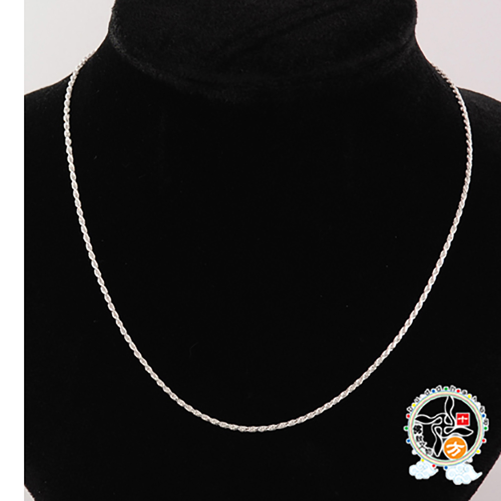 螺旋925純銀項鍊45 公分【十方】141740