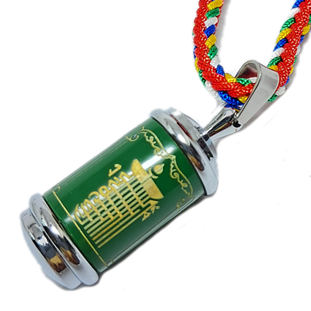 十相自在{嘎屋}綠色五色線項鍊【十方】142225