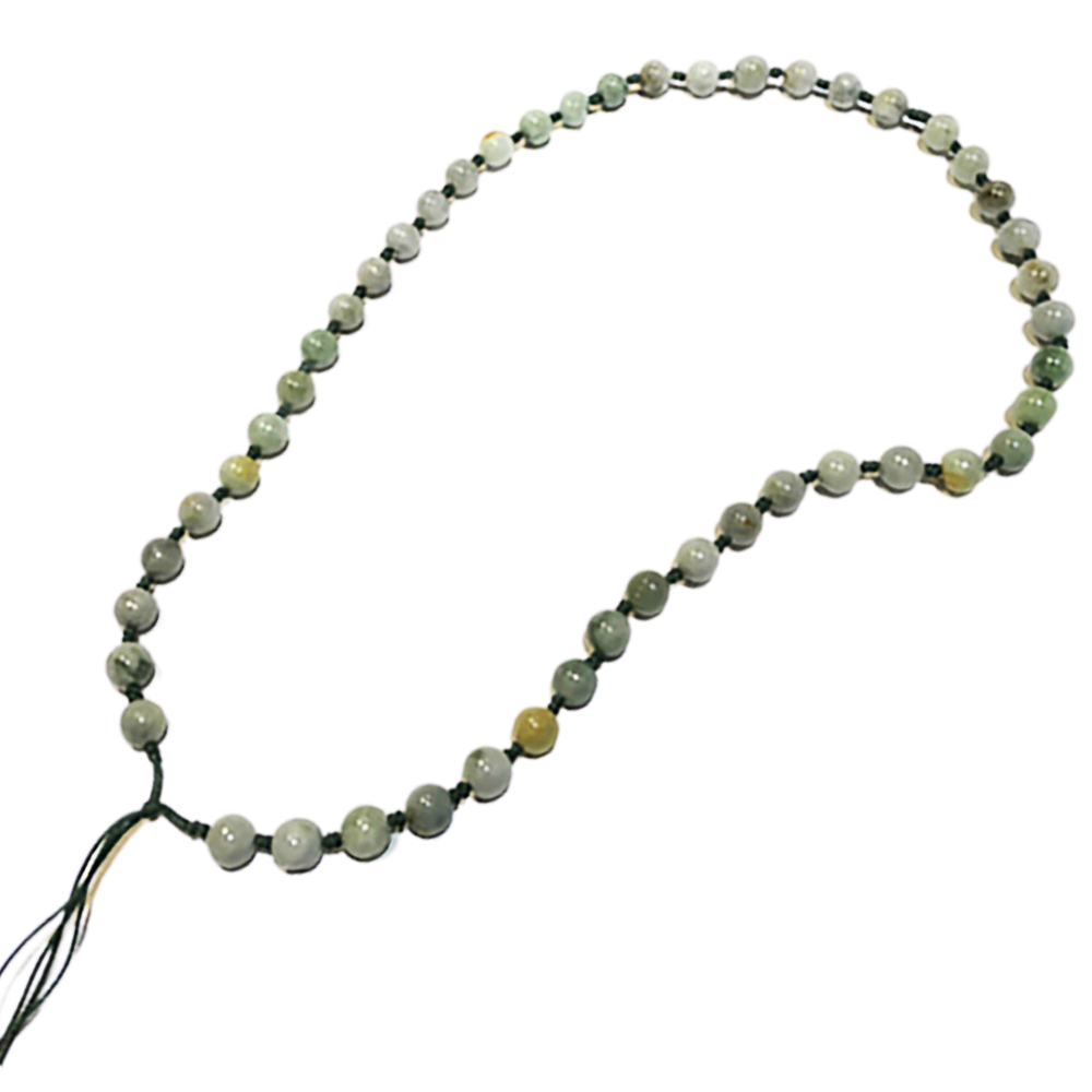 玉珠 緬甸玉 項鍊9mm【十方】143633