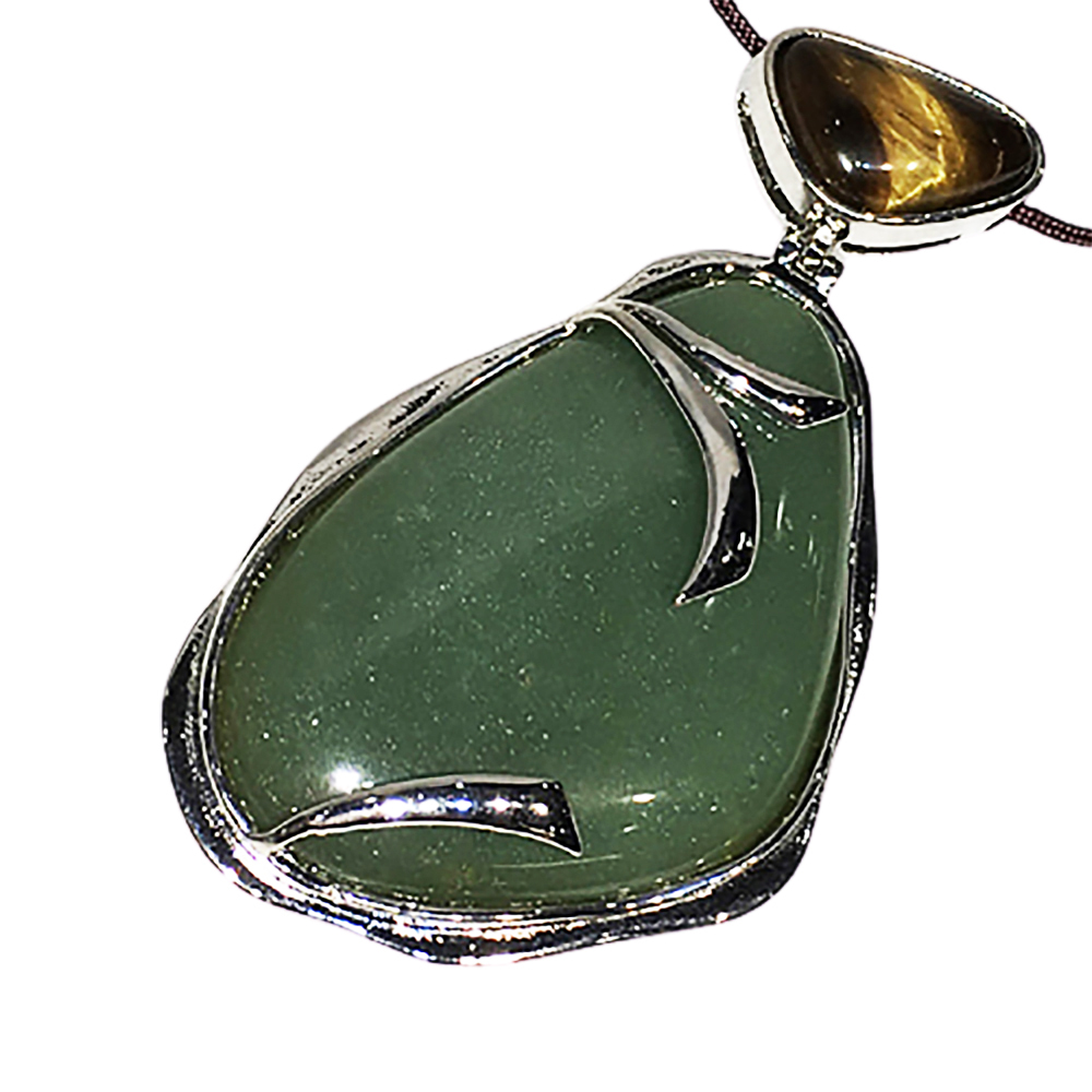 東菱玉+虎眼石 典雅風墜飾【十方】143297