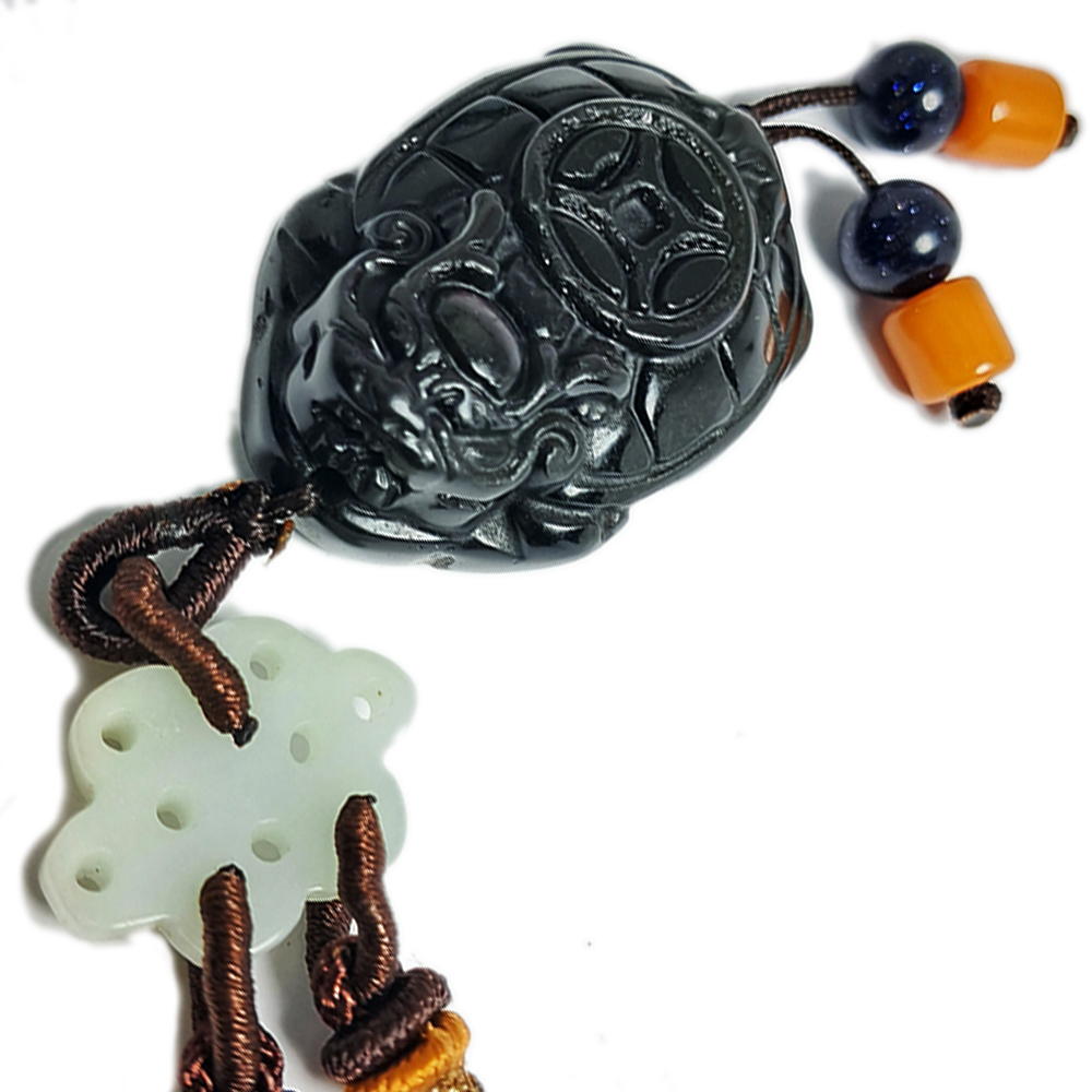 金錢龜(黑曜石)項鍊【十方】143560