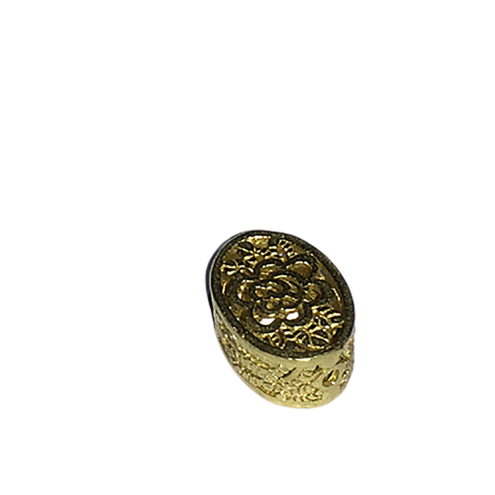 橢圓花球  銅配件1.4*1*0.7公分【十方】143767