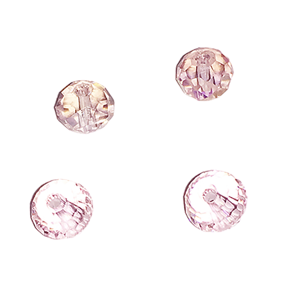 粉晶鑽珠 0.8*0.6公分2個【十方】143902