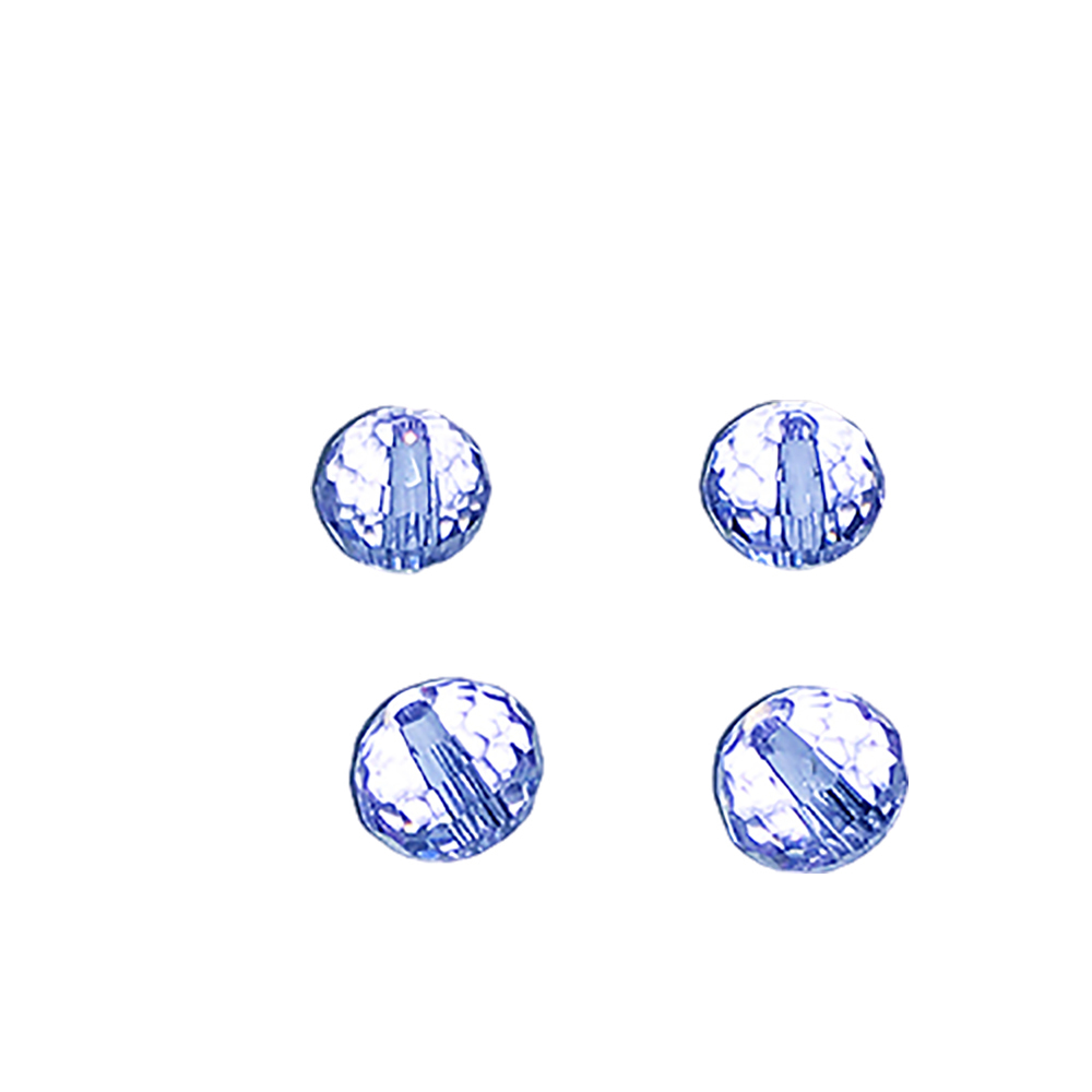 紫晶鑽珠 0.8*0.6公分2顆【十方】143906