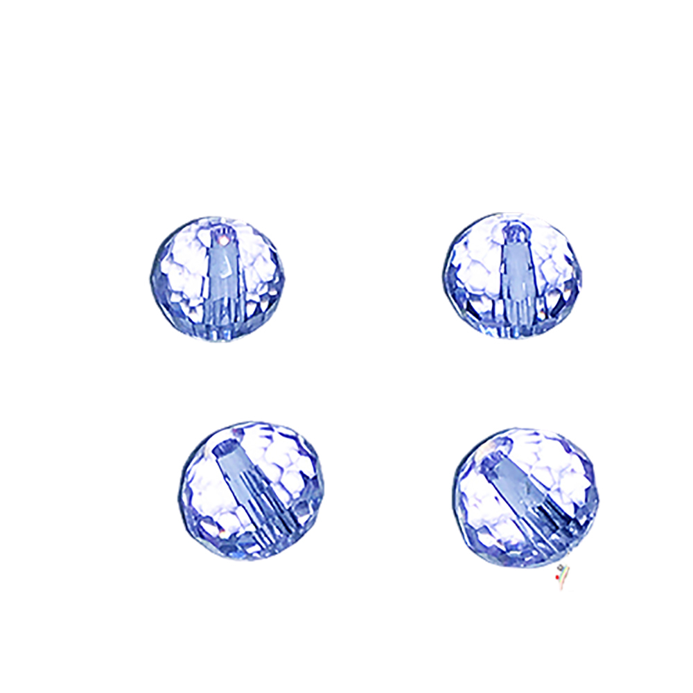 紫晶鑽珠 0.9*1公分2顆【十方】143905