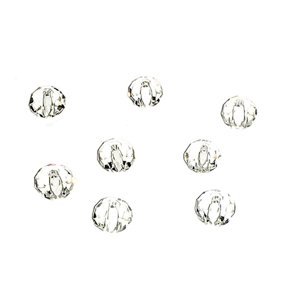 白晶鑽珠 0.4*0.6公分2個【十方】143901