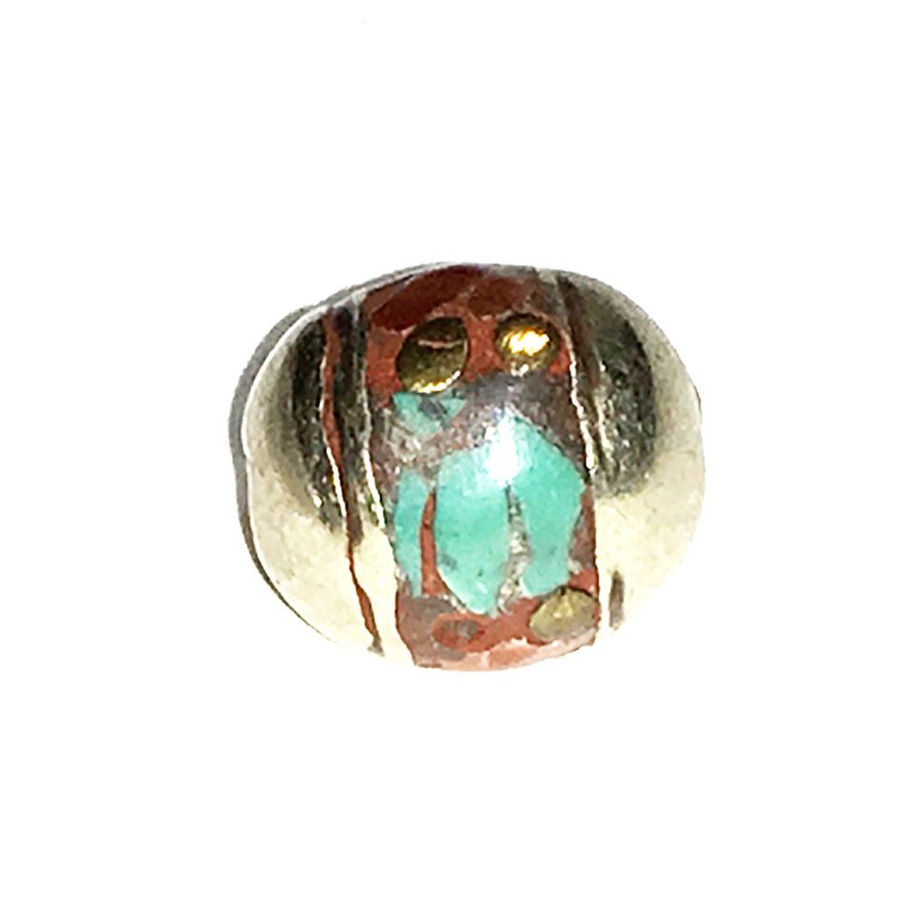 藏式手工銅珠1.2*1.1公分【十方】143928