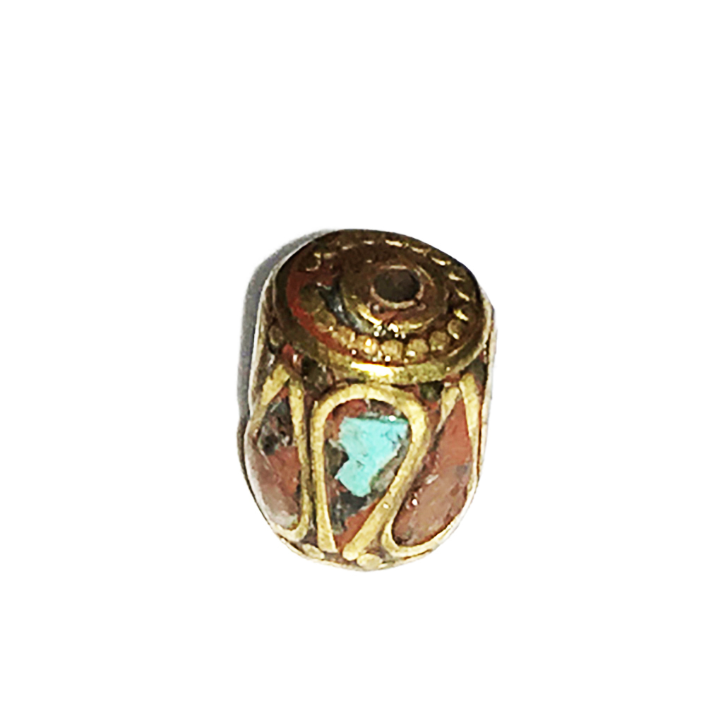 藏式手工銅珠1.3*1公分【十方】143922