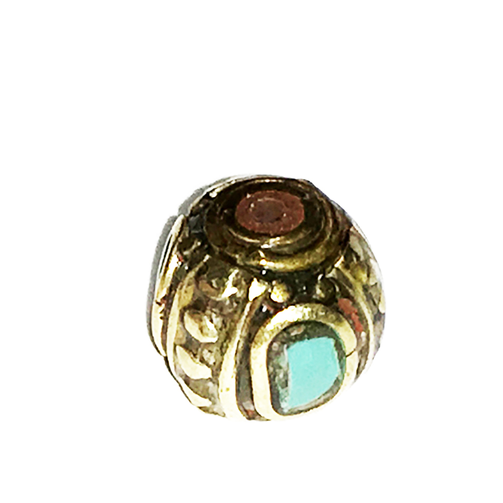 圓形 藏式手工銅珠1.3*1.1 公分【十方】143934