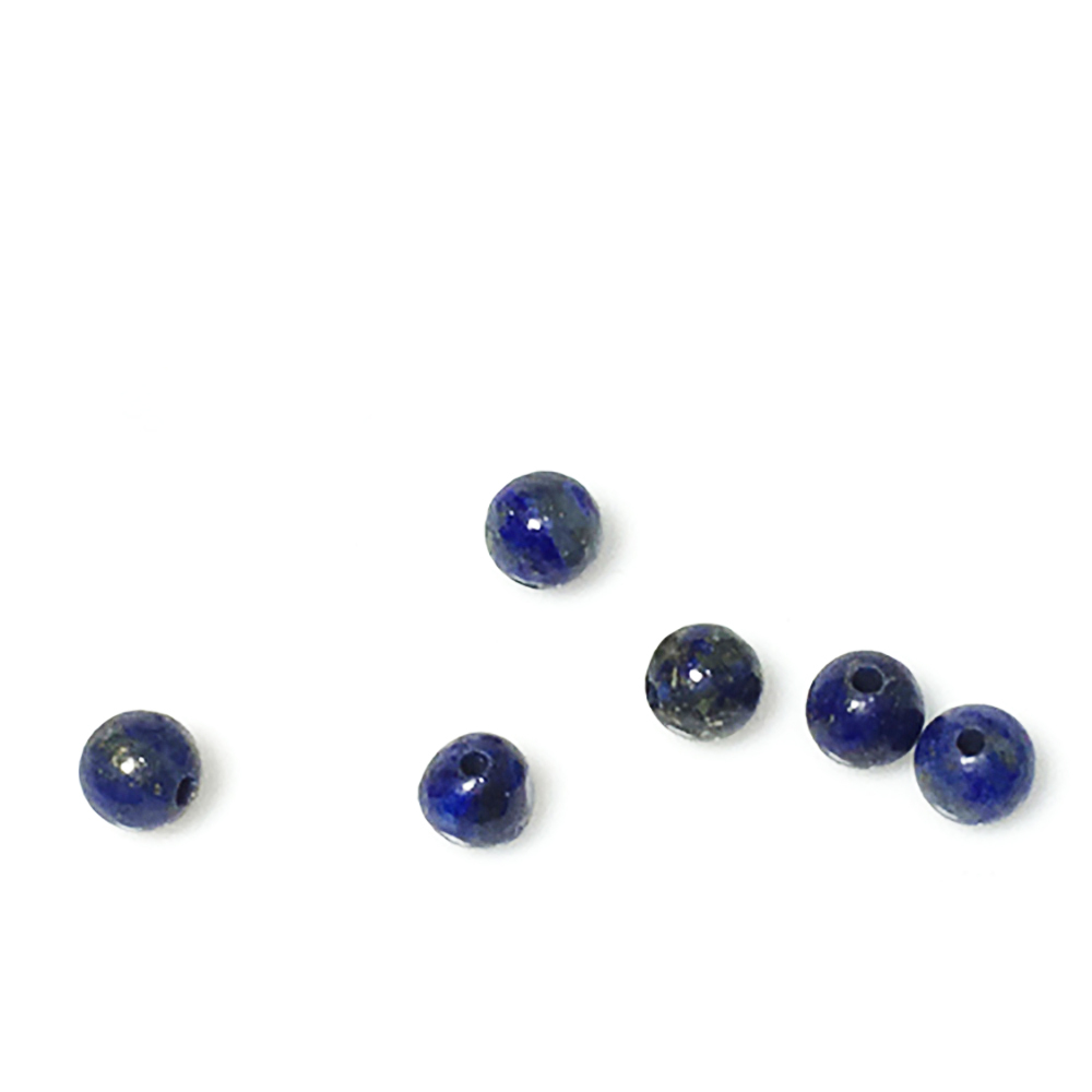 青金石圓珠 0.4 公分 配件4個【十方】144219