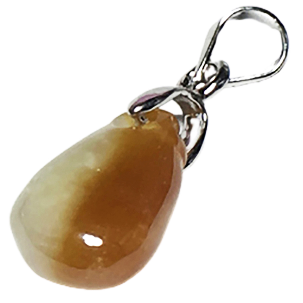 水滴玉墜 +925銀扣頭 2.3 公分【十方】144731