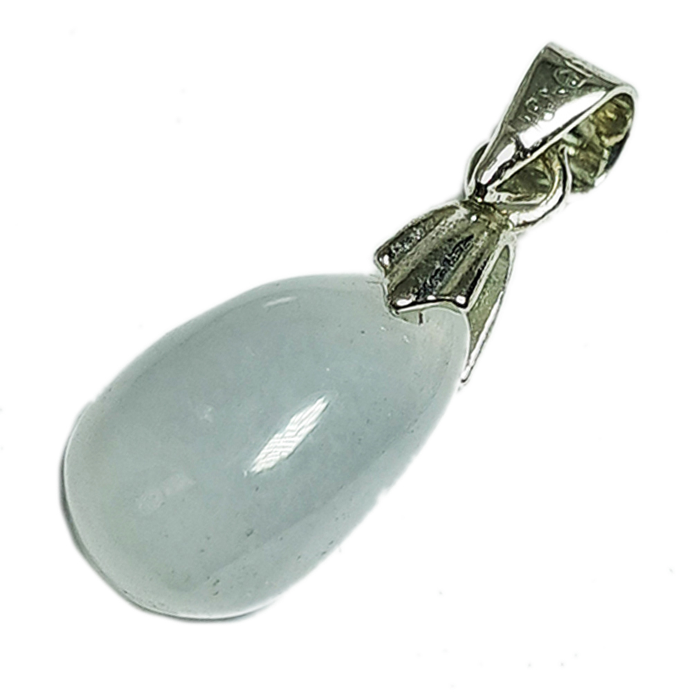 水滴玉墜 +925銀扣頭 2.3 公分【十方】144728