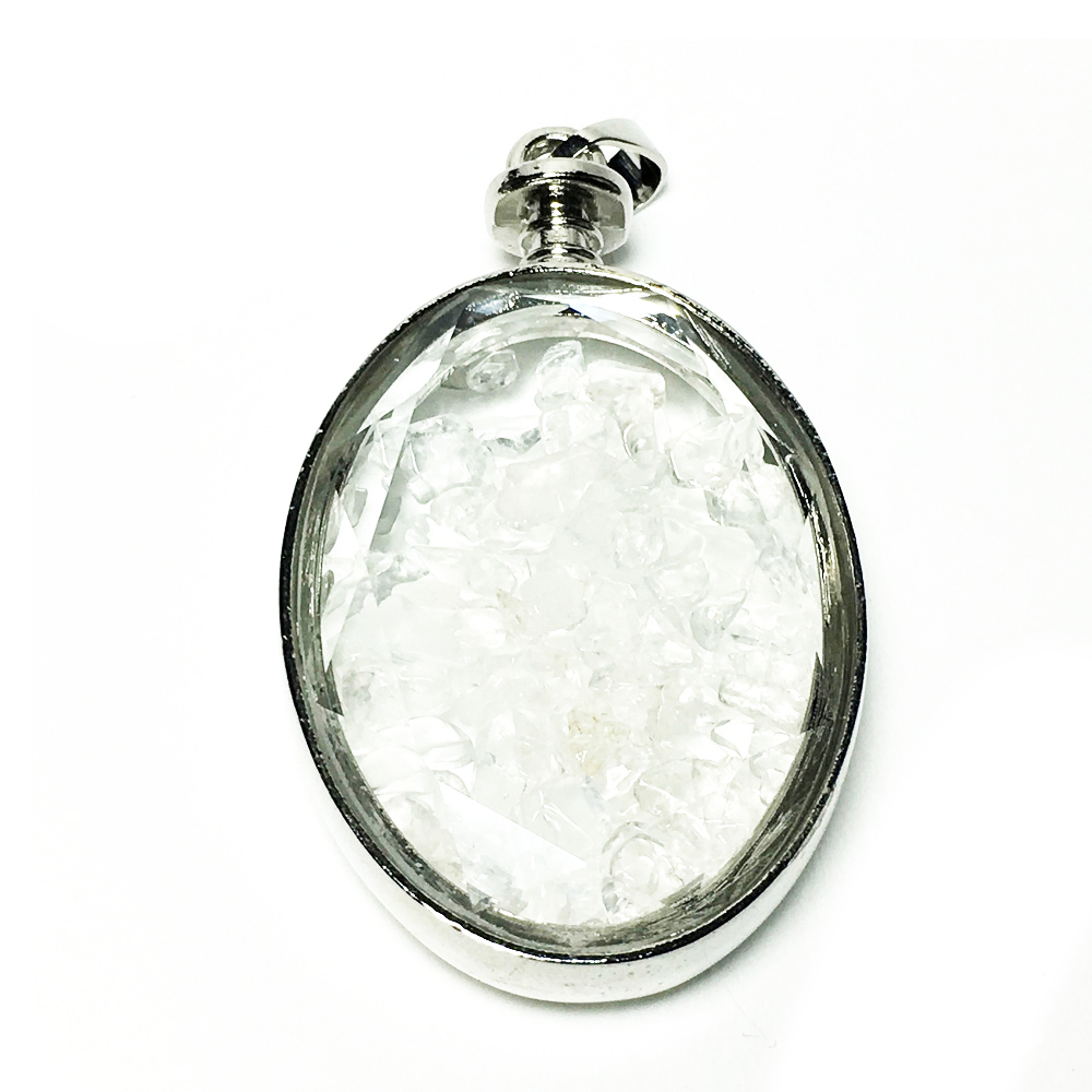 橢圓水晶能量寶瓶5.4*3.2*1.3公分【十方】144831