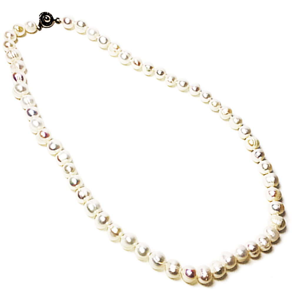 天然淡水珍珠項鍊44公分【十方】144887