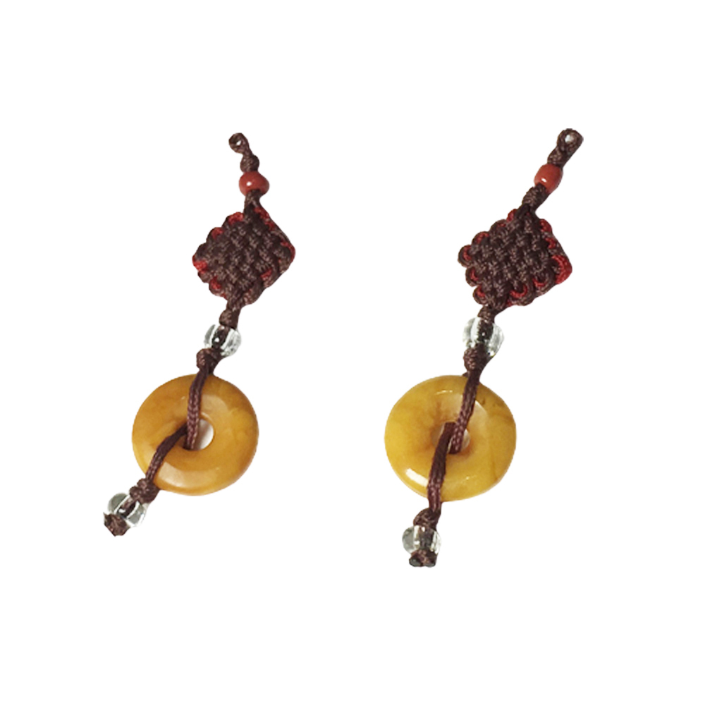 蜜納 耳環中國結配件1對約3.7公分【十方】145265