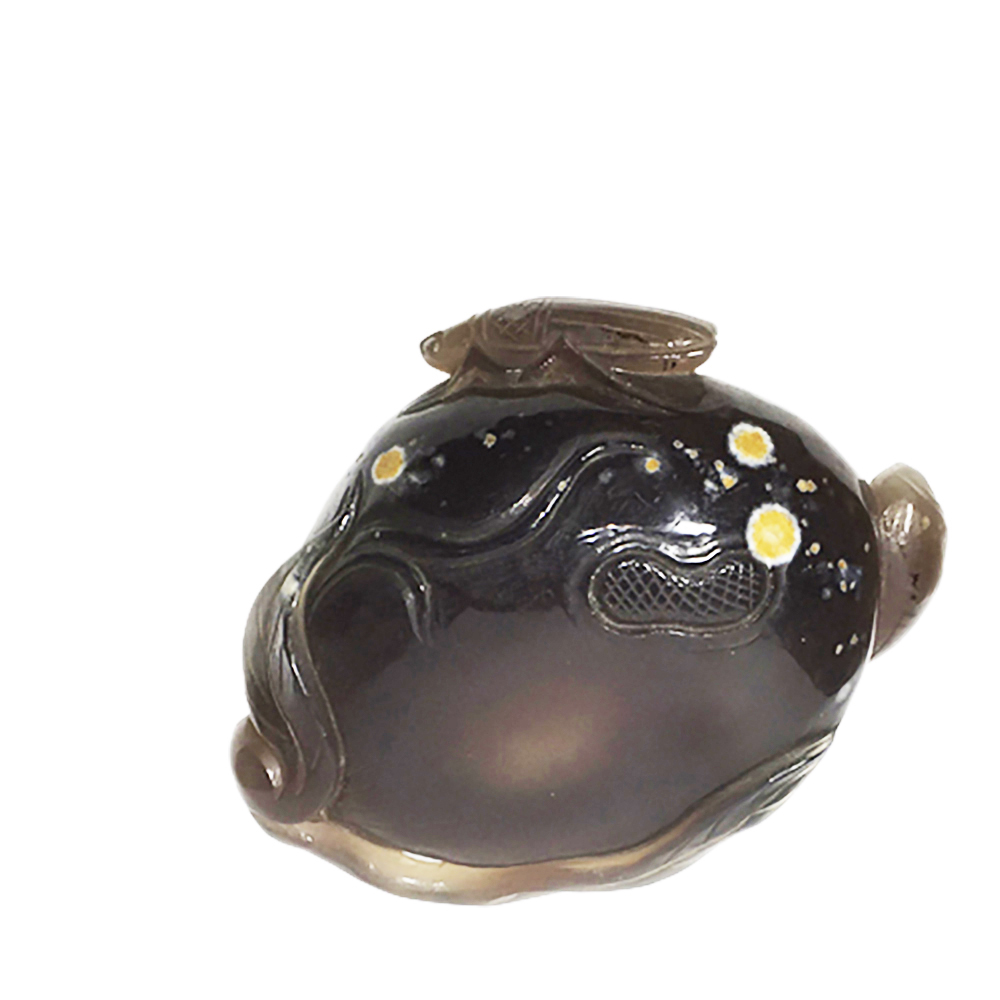 一定贏 壽桃水瑪瑙 擺件14X10.5X7cm【十方】145083