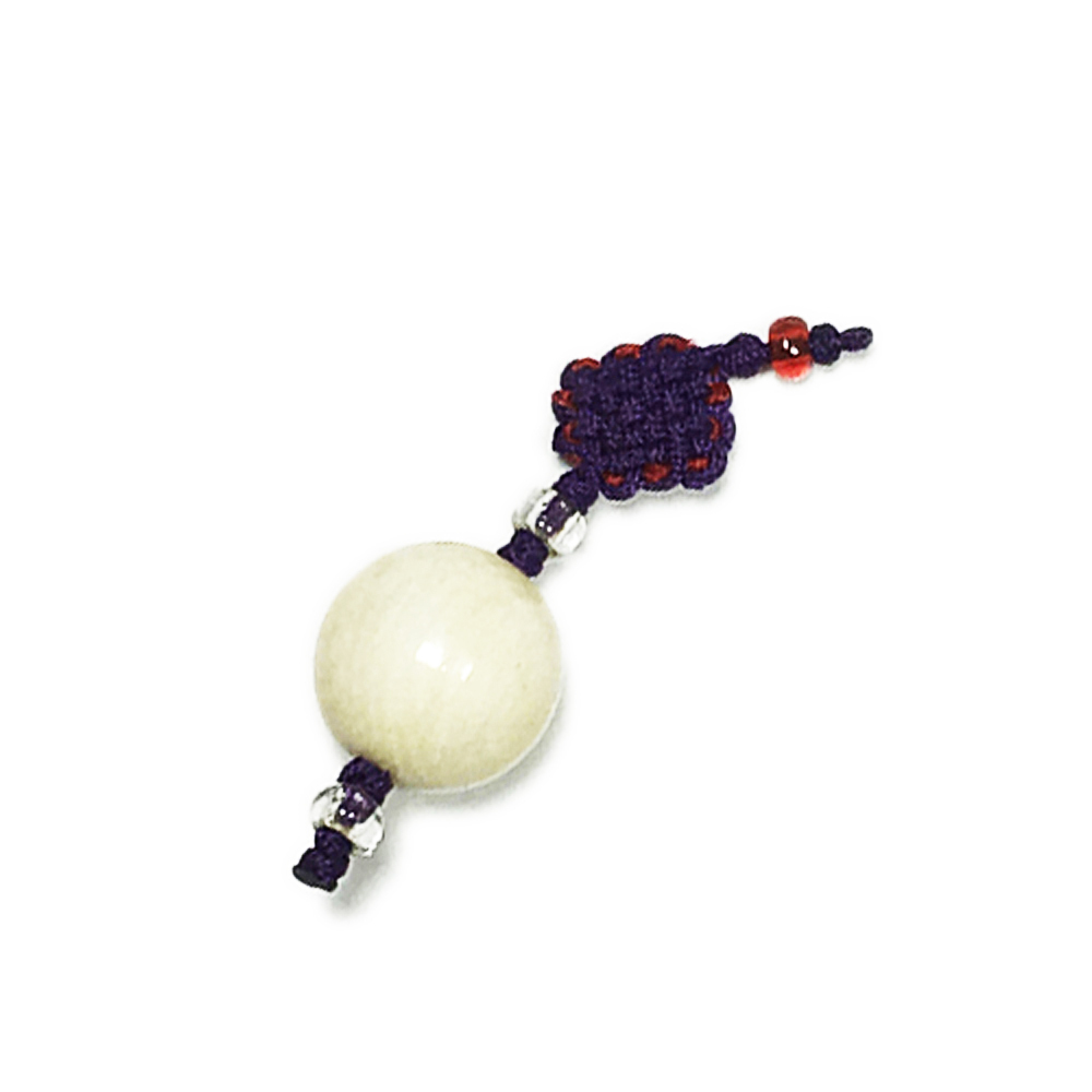 象牙中國結配件1個約3.2公分【十方】145560