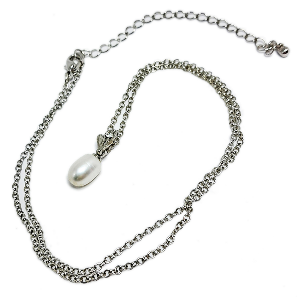 天然淡水珍珠項鍊 46公分【十方】145586