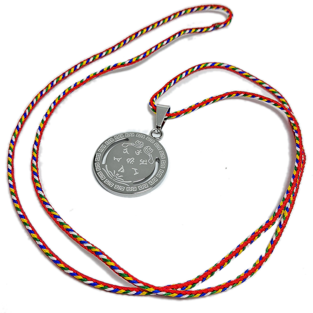 文殊心咒  五字咒  鋼合金項鍊【十方】146264