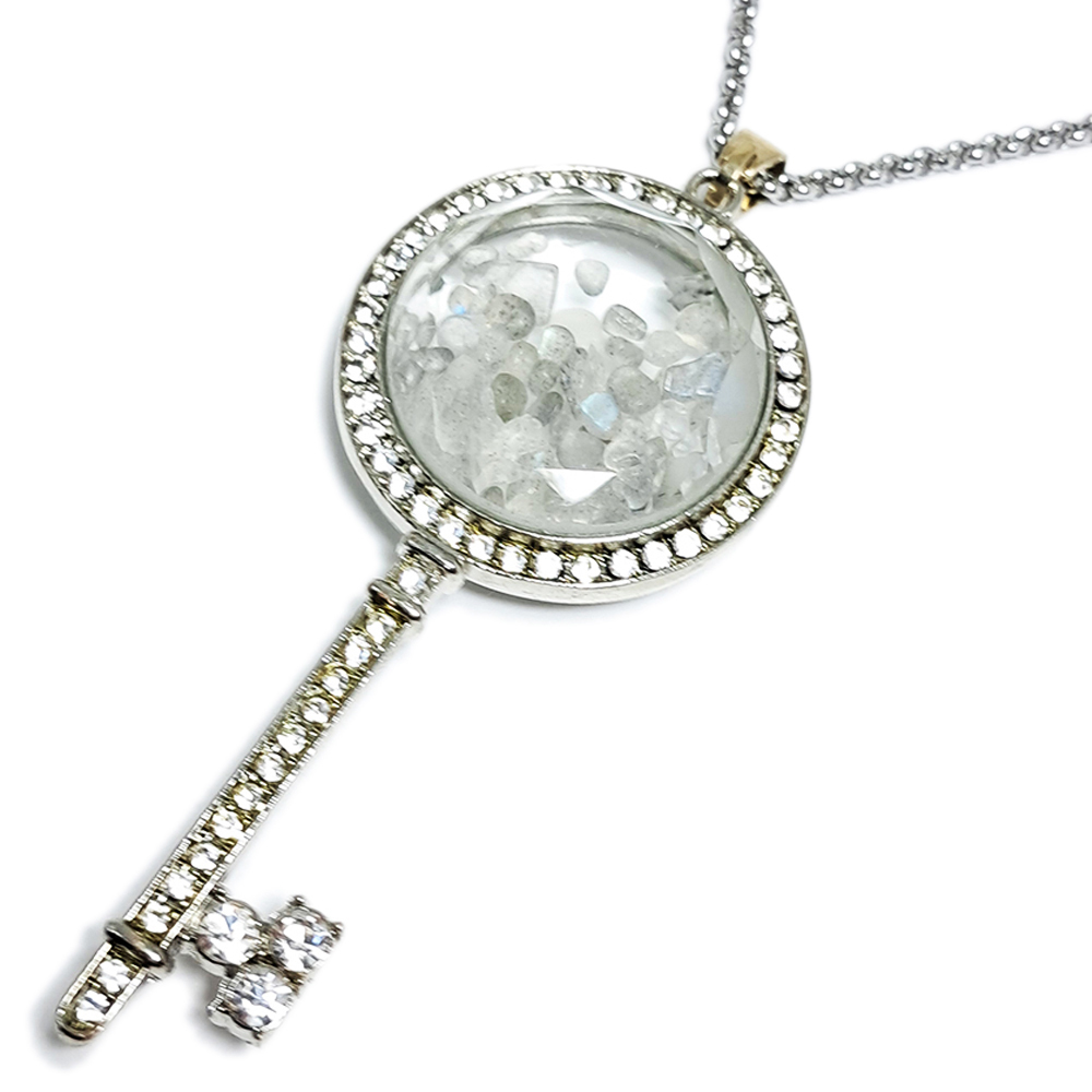 月光石能量鑽石之鑰 項鍊 51公分【十方】145879