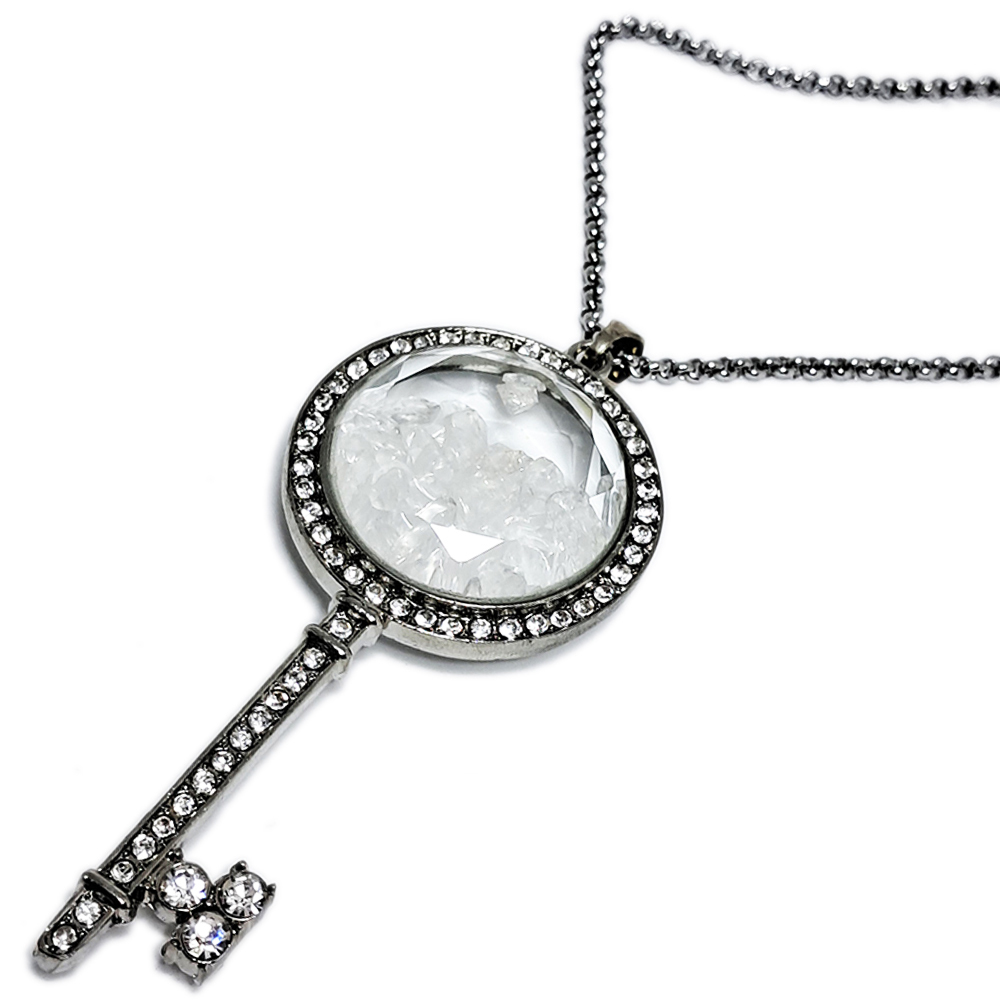 水晶能量鑽石之鑰 項鍊 51 公分【十方】145877