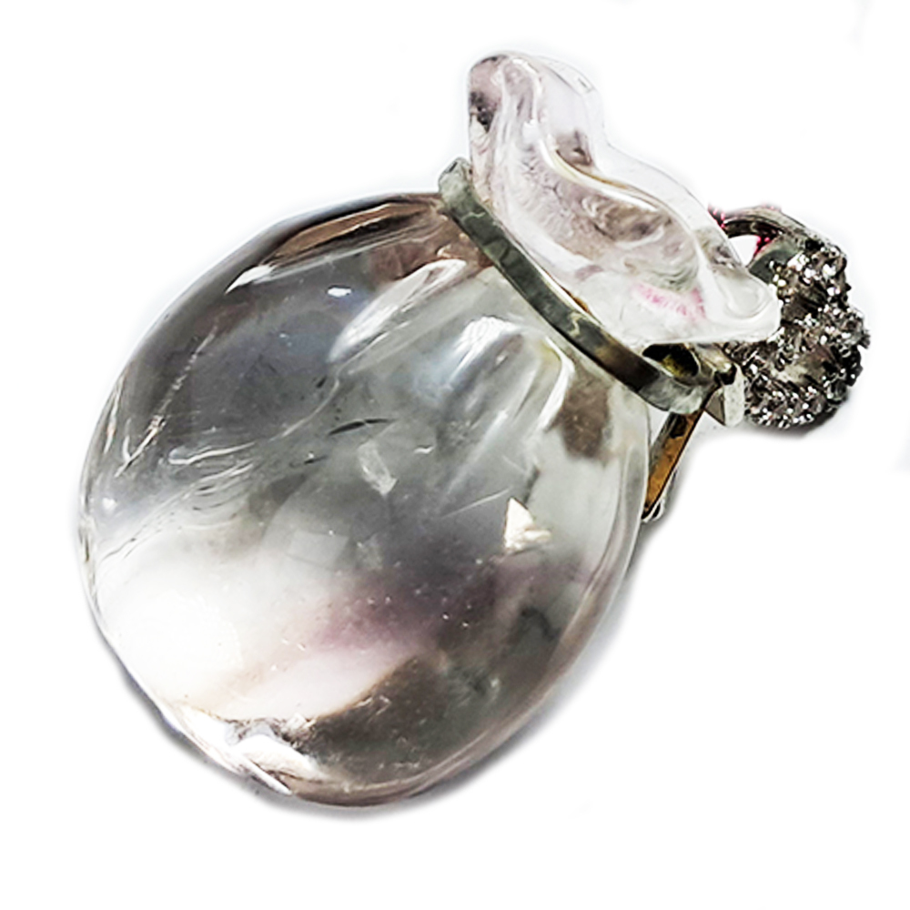 錢袋 紫黃晶墜飾【十方】148526