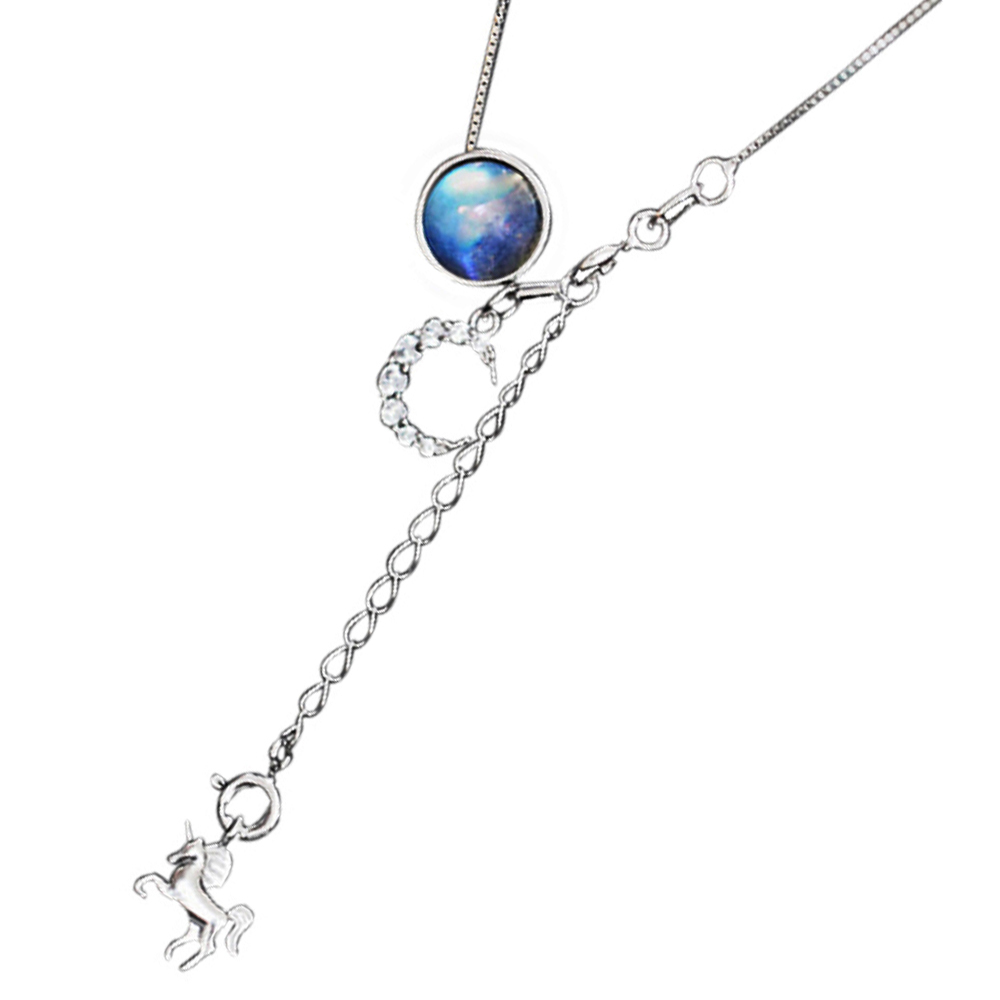 獨角獸 925純銀 項鍊【十方】149313