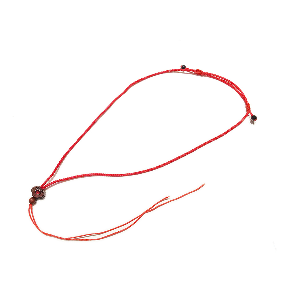 吉祥雲 +紅色 中國結項鍊 配件【十方】149371